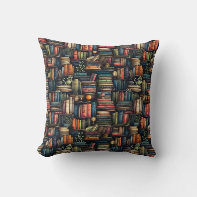 Bookshelf Books Cushion (Front)