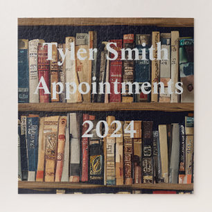 Bookshelf Daily Appointments  Jigsaw Puzzle