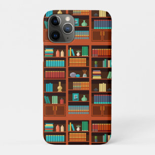 Bookshelf Illustration iPhone 11 Pro Case