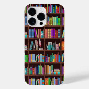 Bookshelf Reader Bookaholic Books Lover Bookworm iPhone 14 Pro Max Case