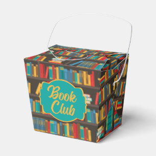 Bookshelf Reading Love Favour Box