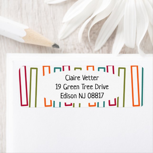Bookshelf  return address label (Insitu)