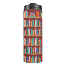 bookshelf water bottle