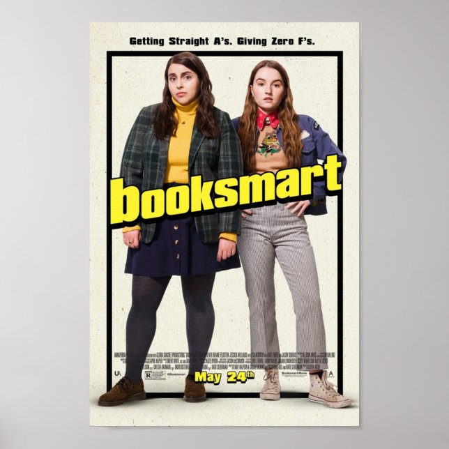 booksmart  superbad poster (Front)