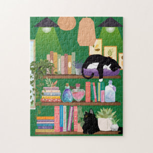 Bookstore cats jigsaw puzzle