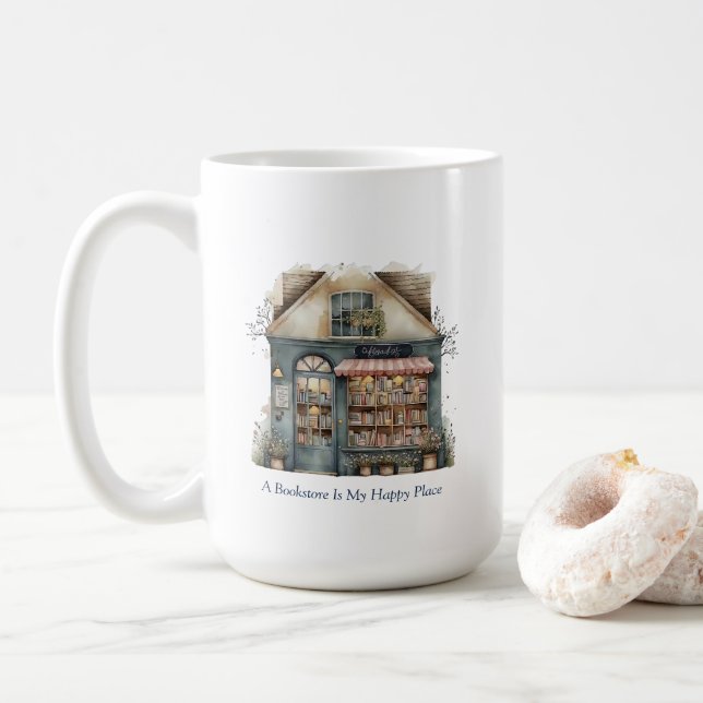 Bookstore Mug (With Donut)