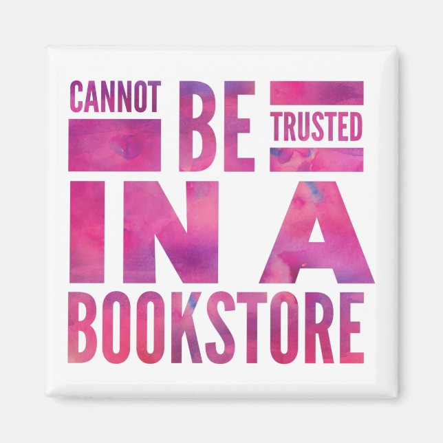 Bookstore Reading Love Magnet (Front)