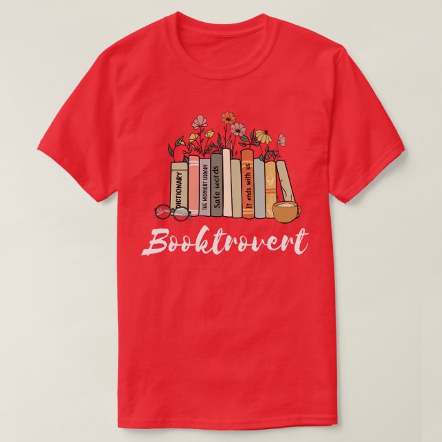 Booktrovert 17 T-Shirt (Design Front)
