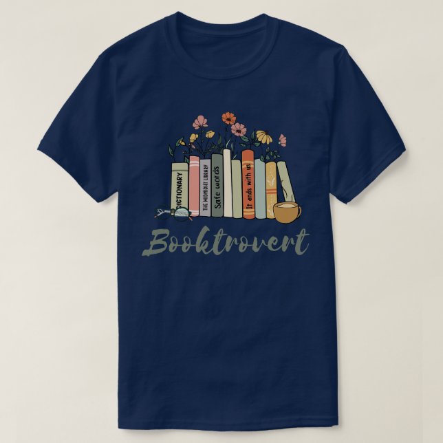 Booktrovert 2 T-Shirt (Design Front)