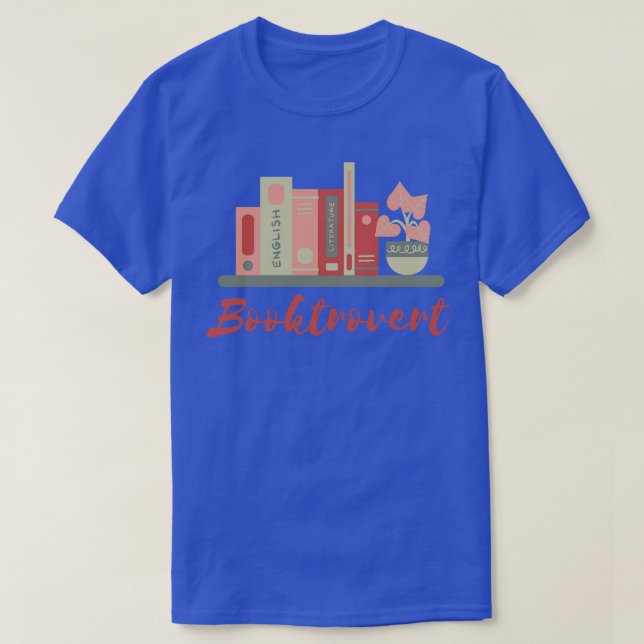 Booktrovert 5 T-Shirt (Design Front)