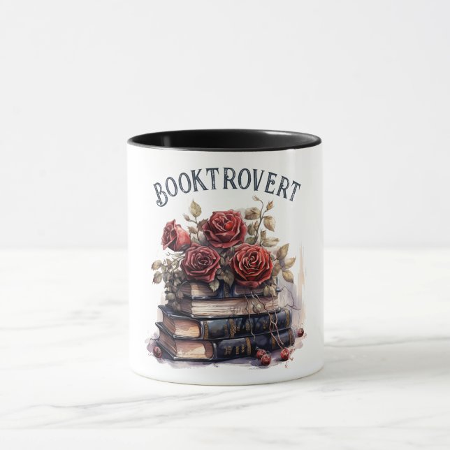 Booktrovert, Book Lover Mug (Center)