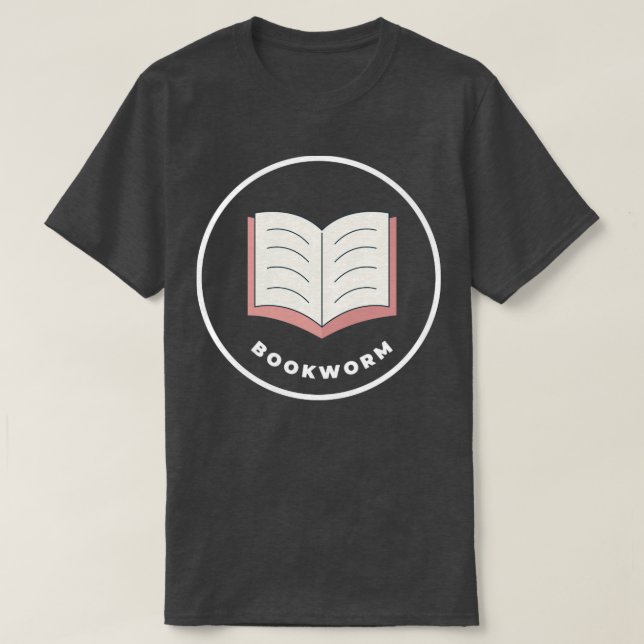 Bookworm 3 T-Shirt (Design Front)