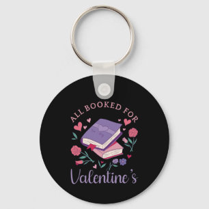 Bookworm - All Booked For Valentine's II Key Ring