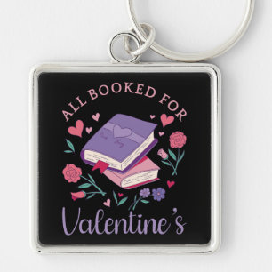 Bookworm - All Booked For Valentine's II Key Ring