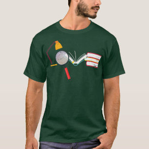 Bookworm Bibliophile Reading T-Shirt