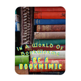 Bookworm Bookmimic Magnet