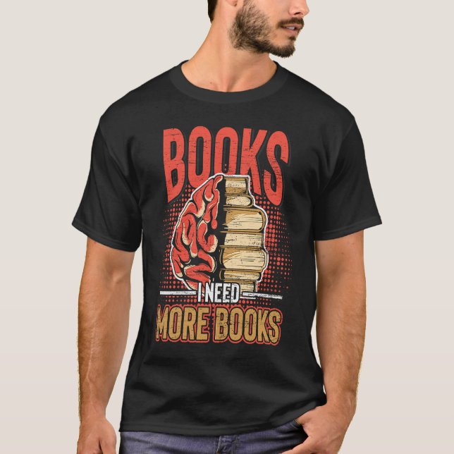 Bookworm Books  Reading T-Shirt (Front)