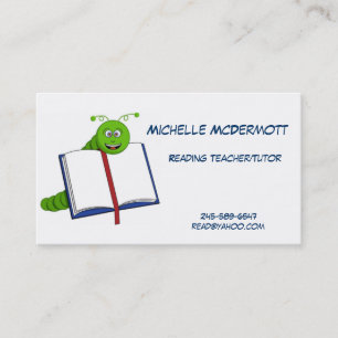 Bookworm Business Card