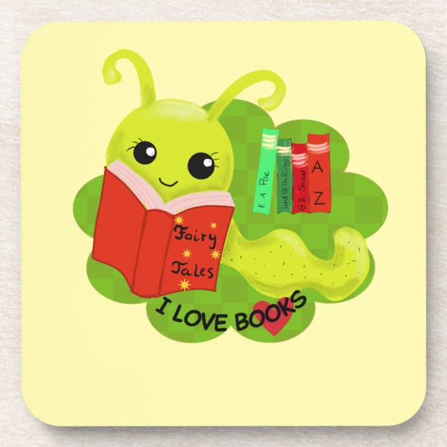 bookworm coaster (Front)