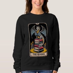 Bookworm Dragons Reading Book Lover The Reader Tar Sweatshirt
