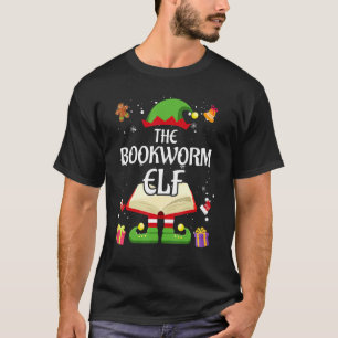 Bookworm Elf Family Matching Group Christmas Readi T-Shirt