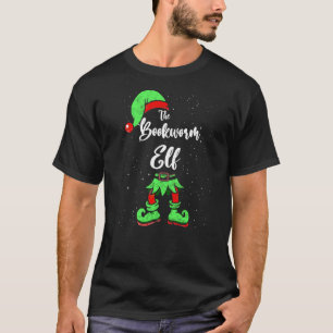 Bookworm Elf Matching Family Christmas Pajama Cost T-Shirt