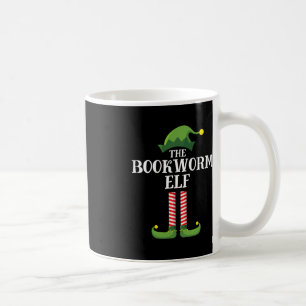 Bookworm Elf Matching Family Group Christmas Party Coffee Mug