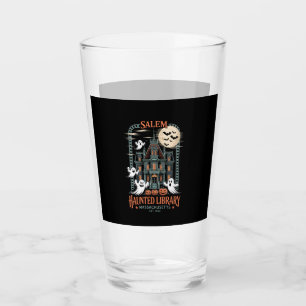 Bookworm Halloween Shirt Haunted Library Glass
