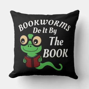 Bookworm Humor Cushion
