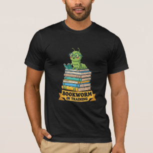 Bookworm in Training Cute Reading Caterpillar T-Shirt