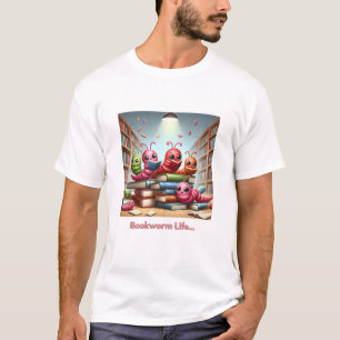 Bookworm Male T-Shirt