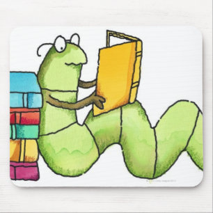 Bookworm Mouse Pad