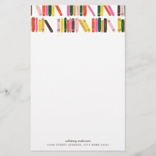 Bookworm Personalised Stationery