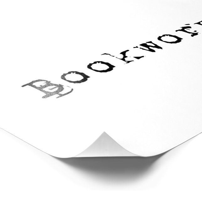 Bookworm Photo Print (Corner)