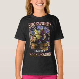 Bookworm Please I'm A Book Dragon T-Shirt