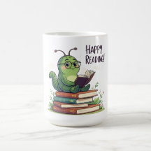 Bookworm Reading Design