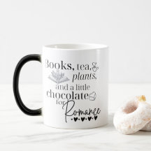 Bookworm Reading Gift Two-Tone Coffee Mug