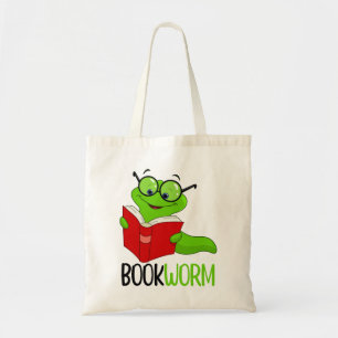 Bookworm Reading Tote Bag