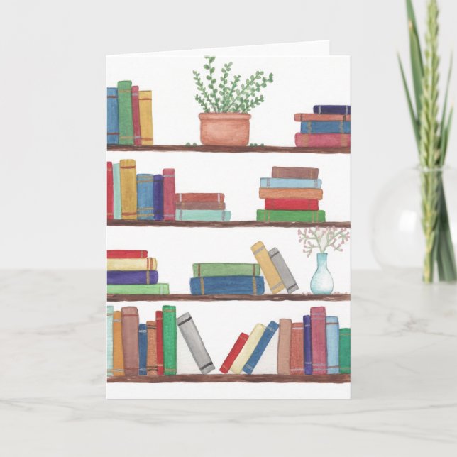 Bookworm Thank You Card (Front)