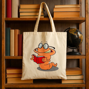 Bookworm Tote Bag