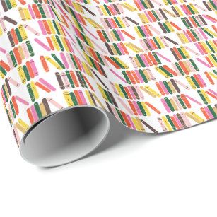 Bookworm Wrapping Paper