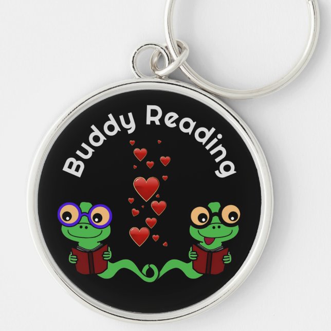 Bookworms Buddy Reading Key Ring (Front)