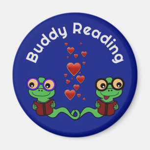 Bookworms Buddy Reading Magnet