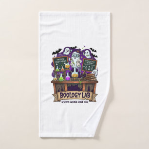 Boology Lab Spooky Science Ghost Scientist Potions Hand Towel