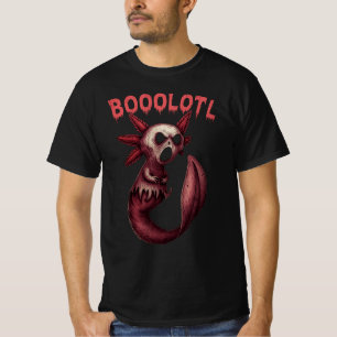 Boolotl Axolotl Halloween Funny  Spooky Axolotl  T-Shirt