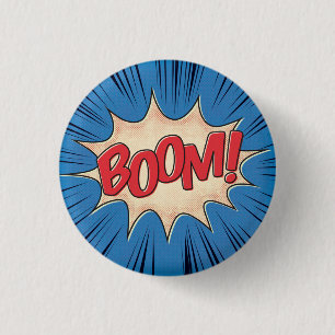 Boom! 3 Cm Round Badge