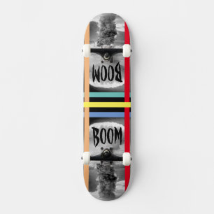Boom Atomic Nuclear Bomb Mushroom Cloud Skateboard