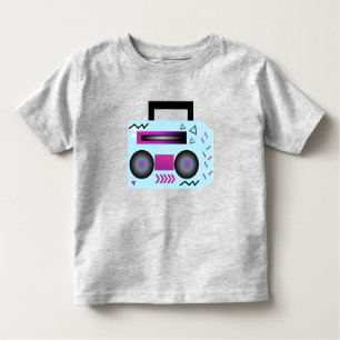 Boom Box 90s 80s Music Hip Hop Toddler Bodysuit