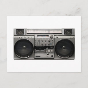 Boom Box Postcard
