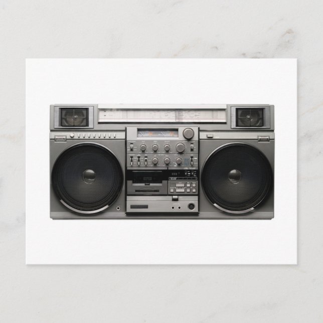 Boom Box Postcard (Front)